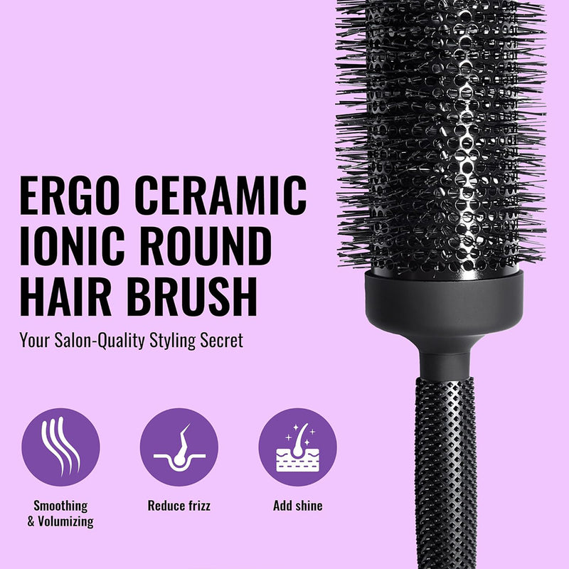 er65  Ionic Ceramic Round Hair Brush